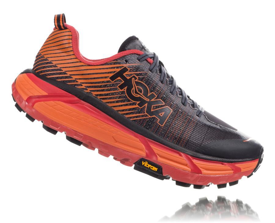 Hoka One One Trailsko Dame - Evo Mafate 2 - Sort/Rød - 157680JYR